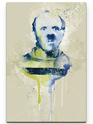 Hannibal Lecter 90x60cm auf Leinwand gespannt fertig zum aufhängen