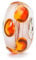 Trollbeads Glas Bead Goldene Mohnblumen