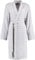 Cawö Damen-Kimono 1214 Farbe weiß-Silber Größe 40 Streifen Cord-Optik Reine Baumwolle