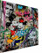 Magic Canvas Art - Bilder Pop Art Micky Maus Leinwandbild 1- teilig Hochwertiger Kunstdruck modern Wandbilder Wanddekoration Design Wand Bild – falling in love B8306, Größe: 40 x 30 cm