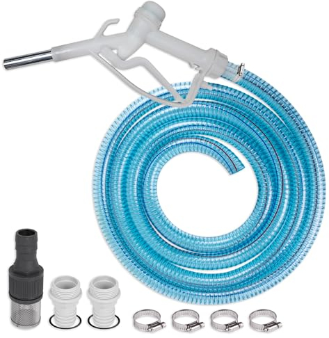 AdBlue - Set di accessori per pompa, ugello, tubo del diesel, tubo dell'acqua, set di aspirazione e pressione per pompa diesel, carburante, acqua, con accessori di collegamento