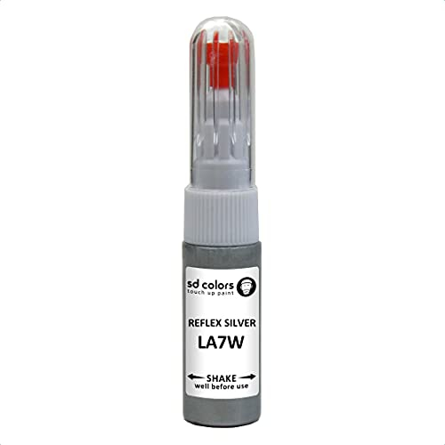 SD COLORS Reparatur-Set für Reparatur-Lackstifte, Reparatur-Set, 20 ML, für Kratzer und Chips, Reparatur, für VW/Audi, silberfarben