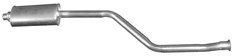 IZAWIT 28.057 Mittelschalldämpfer Mitteltopf mitte 1380mm