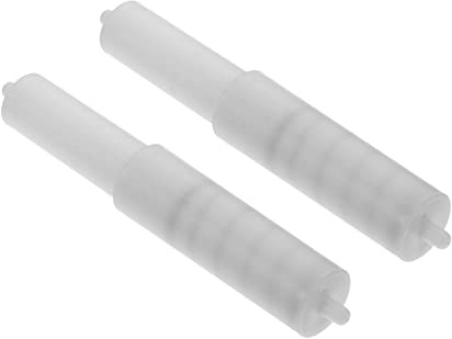 Didiseaon 2Pcs Toilettenpapierhalter Roller Rollen Plastik Toilettengewebewalze Federpapierpapier Ersatz Tissue Box Roller Einsatz für Home Badezimmer Hardware Weiß Weiß