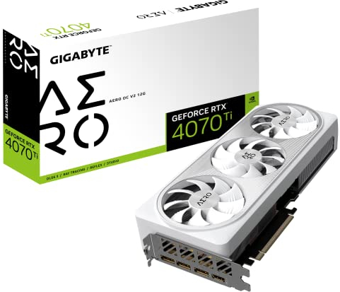Gigabyte GeForce RTX 4070 Ti Aero OC (12GB GDDR6X/PCI Express 4.0/MHz/21000MHz), Schwarz