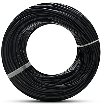 Microtubo flessibile 3 x 5 mm - Bobina da 200 metri | Colore nero | Tubo di colore nero Tubo utilizzato per irrigazione a goccia Tubi di irrigazione per apparecchiature di irrigazione automatica