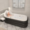 INFLATOAST - Baignoire gonflable portable pour adulte - Baignoire sur pied avec fonction pliable et portable - Baignoire gonflable pour douche, bain glacé et bain chaud (gris)