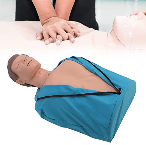 HLW-Trainingspuppe für Erwachsene, Herz-Lungen-Wiederbelebung-Trainingspuppe Gummi-Halbkörper-künstliche Beatmung Menschliches Modell Herz-Lungen-Wiederbelebung-Simulator