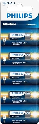 Philips Lot de 5 piles alcalines 23A MN21 A23 8LR932-5 pièces