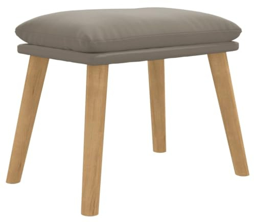 vidaXL Fußhocker Hellgrau 45x29,5x35 cm Samt