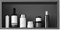 Julymoda Nicchia Doccia Incasso 30x60x10cm Nicchia da Parete Senza Telaio In Acciaio Inox 304 Rivestimento Nano Mensole per Bagno Camera (Nero (30 * 60cm))