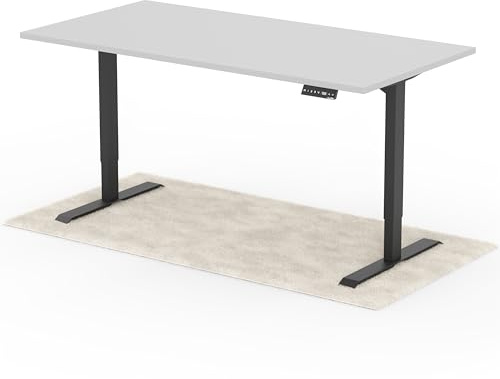 Standable Desk Höhenverstellbarer Schreibtisch 180 x 90 cm I elektrischer Office Table mit 4 Speicherstufen I Schreibtisch höheneinstellbar 70-120 cm I ergonomischer Büro-Tisch