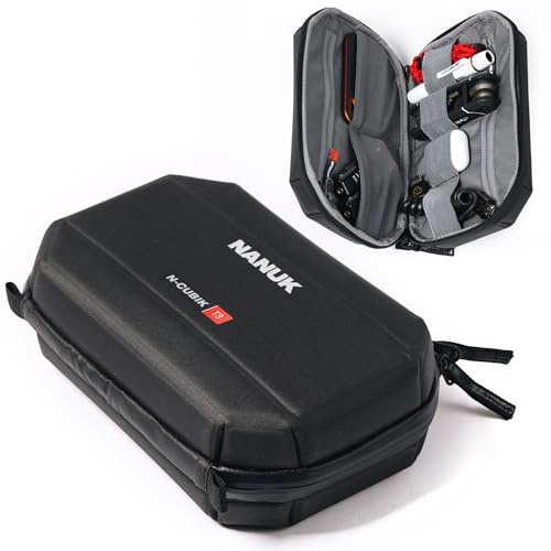 NANUK N-Cubik T3 Kamerataschen-Einsatz - Wasserabweisende Hartschalentasche - Stoßfester schützender Kamera-Einsatz für Rucksack - Perfekt für Zubehör & Ausrüstung (23,9 x 16,0 x 7,1 cm)