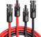 Solarkabel 2 * 5M Kabel Solar Verlängerungskabel für Solarpanel, 4mm² 1000V 12AWG, IP67 Wasserdicht, Photovoltaik Solarkabel, PV Kabel für balkonkraftwerk
