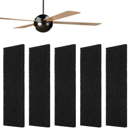 Fan Filter for Ceiling Fan, Ceiling Fan Air Purifier Pads, Activated Carbon Filter for Improved Air Quality, Ceiling Fan Air Freshener Pads, Dust Filter
