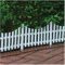Garden Mile Lot de 4 clôtures de jardin décoratives en plastique blanc pour pelouse, terrasse et parterre de fleurs avec piquets de sol - Décoration de jardin élégante (16, blanc)