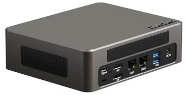 BASOARO BAM9 Mini PC, 12th Gen Core i5-1235U, 32GB RAM 512GB SSD 1TB HDD Mini Gaming PC, 2 RJ45 LAN, HD DP Type-C Triple Display, WiFi 6 BT 5.2, Mini Desktop PC for Home/Office/School