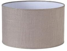 Pantalla Cilindrica Happy E27 Lino Gris 30dx30dx20h