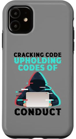 Hülle für iPhone 11 Programmierer-Sicherheit, Code knacken, Verhaltenskodizes