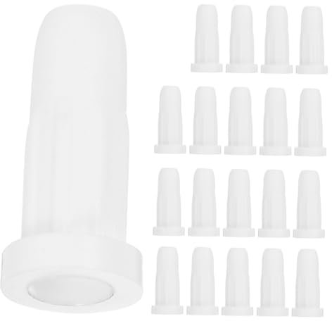 VICASKY Topes Para Ruedas De 40 Piezas Fundas Protectoras De Plástico Instalación Sencilla Para Patas De Muebles y Silenciosas Duraderas 2 Sets De 20 Piezas