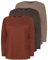 Yours 3 Pack Curve Brown Long Sleeve T-Shirts - Women's - Plus Size Curve