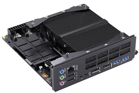 MINISFORUM Scheda madre BD790i SE ITX, AMD Ryzen 9 7940HX, 16 C/32 T, fino a 5,2 GHz, slot PCIe 5.0 x16, supporto dual PCIe4.0 M.2, DDR5,8K tripla uscita con HDMI/DP/USB-C, RJ45 2.5G, USB 3.2 Gen 2