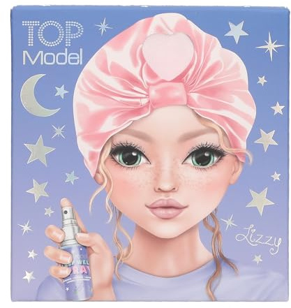 Depesche TOPModel - Schlaf gut Set Beauty and Me, mit rosa Haarturban in Seidenoptik und Lavendelspray mit beruhigendem Duft