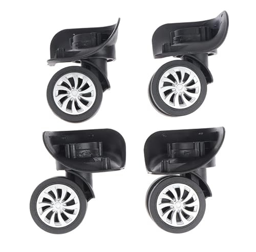 Roue Valise Universelle,Roue de Valise Universelle 4 pièces valise bagages universel 360 degrés roues pivotantes chariot roue outils