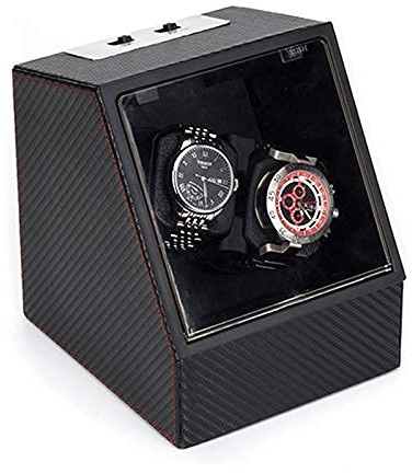 Guarda Winder 2+0 Black Automatico Meccanico Orologio Meccanico Avvolgimento Motore Torna Dispositivo di Orologio Molettore Spazio