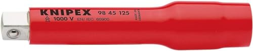 KNIPEX Verlängerung mit Innen- / Außenvierkant 1/2 125 mm, 98 45 125