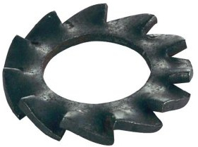 TOOLCRAFT A4,3 D6798 194754 Faecherscheiben Innen-Durchmesser: 4.3mm M4 DIN 6798 Federstahl 100St.