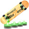Dresmannst Board Blazers LED-Unterleuchtleuchten für Skateboards, Longboards, Roller, Original Skateboard-Zubehör, tolles Geschenk für Skateboarder
