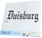 INDIGOS UG Auto Aufkleber Auto - 200x70 mm - Stadt Duisburg - schwarz - Selbstklebender Sticker für Auto, Fenster, Bus oder LKW