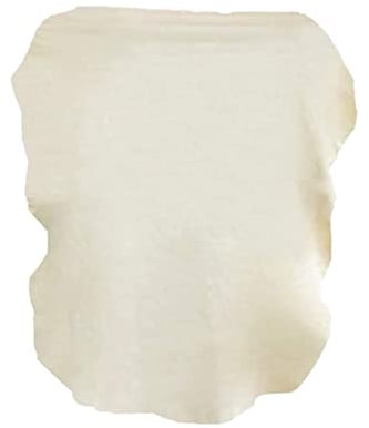 HOUSON 90x60 cm Fensterleder Auto Leder Reinigungstuch, Ledertuch Naturleder Hirschleder für die Autowäsche Lackpflege Scheiben und die Reinigung