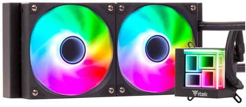 Itek Dissipatore a Liquido Hydro Cube 240B - 240mm, SKT Universale, PWM Fan, ARGB 240mm, SKT Universale, PWM Fan, ARGB
