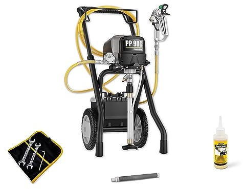 WAGNER Airless Farbsprühsystem Power Painter 90 Extra Spraypack HEA auf Wagen