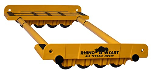 Rhino Cart All Terrain Mover Chariot de déménagement tout terrain pour appareils lourds, meubles et matériaux de construction, capacité de charge de 907 kg