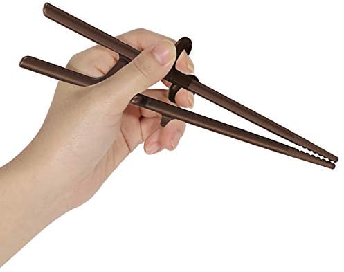 Edison Friends Palillos de entrenamiento para adultos zurdos, palillos para principiantes, ayudantes, palillos para principiantes, palillos de entrenamiento cerebral, palillos fáciles, palillos de