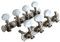 F Fityle Guitar Machine Heads Tuning Pegs Tuning Keys for Mandolin Banjo and 8 String Guitars Instruments Double Hole Chrome Plating 4L 4R