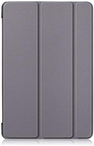 INSOLKIDON Compatibile con Samsung Galaxy Tab S6 10.5 2019 (Model SM-T860/T865/T867) Tablet Custodia protettiva in pelle Supporto sottile Custodia protettiva in pelle Custodia protettiva (Grigio)