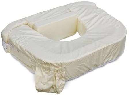 MY BREST FRIEND 0049 Baby wild - amerikanisches Zwillings-Stillkissen, Bio-Baumwolle, Farbe: Vanilla