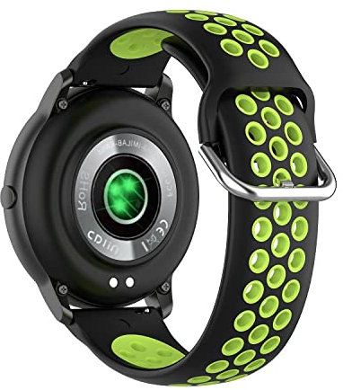 Correa de repuesto compatible con Fossil Gen 5 Carlyle HR, correa de repuesto de silicona de 22 mm para Fossil Gen 5 Carlyle HR/Gen 4 Explorist HR para hombre, Silicona, Cuarzo creado