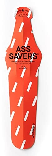 Ass Savers Schutzblech Regular ASR-1 100 x 380 mm, Bold Rain - Rot, ASR-1