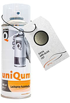 uniQum Autolack Spraydose für Dacia GRIS OLIVE C67 Autolack Reparatur 400 ml