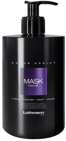 Lothmann Paris - Mask Color Addict Regénérant Colorant Cheveux Violet (Violine) - 450ml