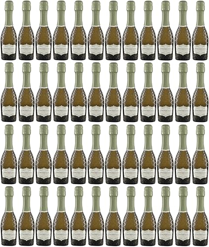 PETER RIEGEL BIOWEIN Pizzolato - Spumante Prosecco DOC, Mini, 11% Vol, 200ml (48er Pack)