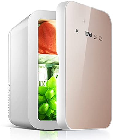 8L Mini Frigo Piccolo Frigorifero Per La Cura Della Pelle Display Digitale Frigo Per Bevande Alla Birra Con Controllo Della Temperatura Riscaldatore Per Alimenti E Bevande Per Auto Campeggio Viaggi (