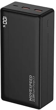MOVESPEED PD 20W 30000mAh Power Bank Portable Battery Charger 22.5W Fast Charge Mobile Phone External Battery Quick Charging Power Pack