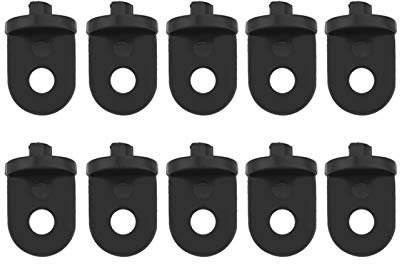 50Pcs Greenhouse Hooks Plastic Plant Hanger Hooks Greenhouse Twist Clips Greenhouse Fixing Clips for Garden and Greenhouse(Black)