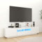 SECOLI TV-Schrank 180x35x40 cm, Weiß, Modern, LED TV Board, Fernsehschrank, TV-Kommode, tv Möbel, Sideboard für Wohnzimmer, Schlafzimmer